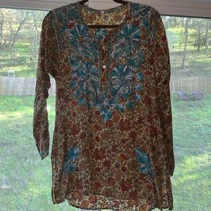 Women’s tunic embroidered size S